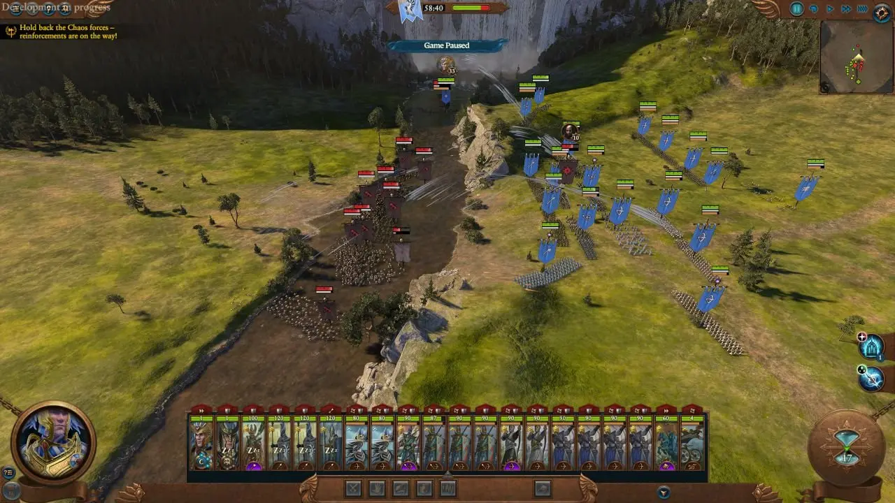 битва воинов в Total War: Warhammer III
