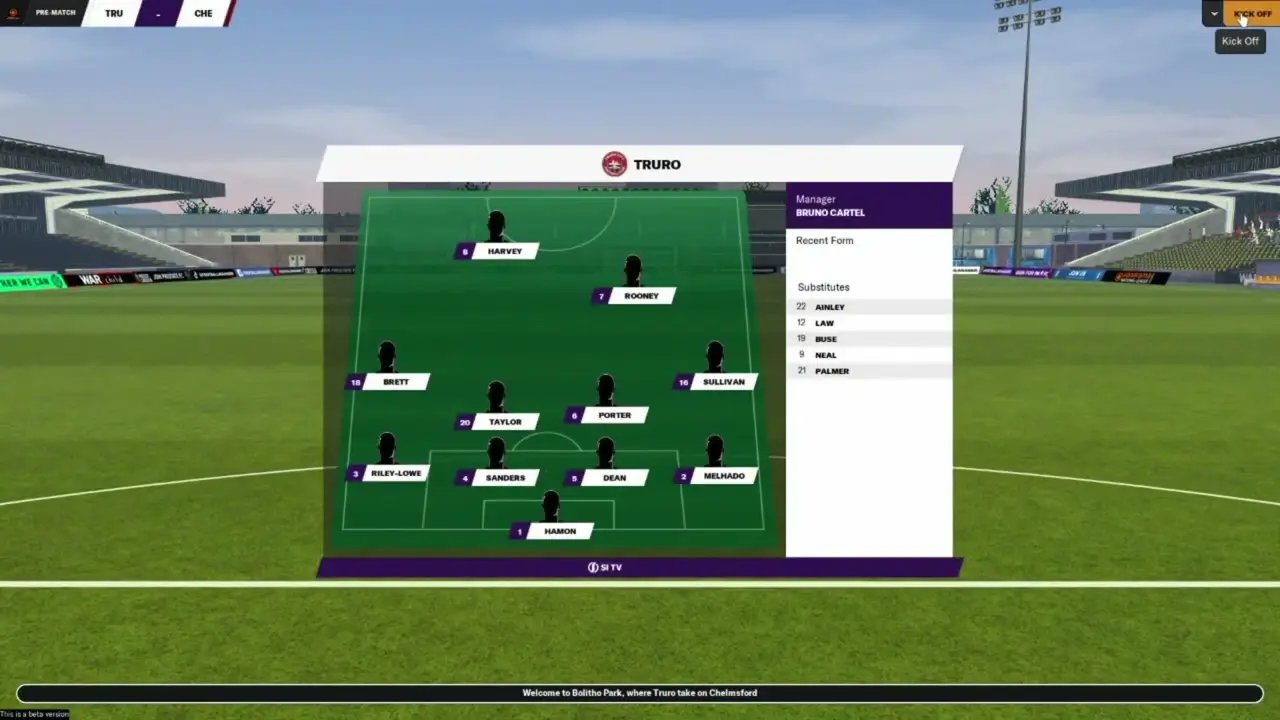 расстановка команды в Football Manager 2024