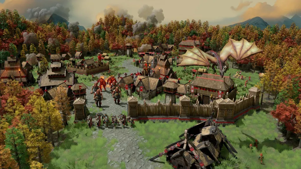 войско продолжает атаку в Age of Mythology: Retold