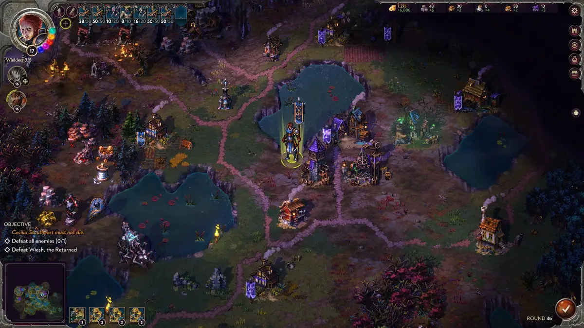 игровая карта в Songs of Conquest