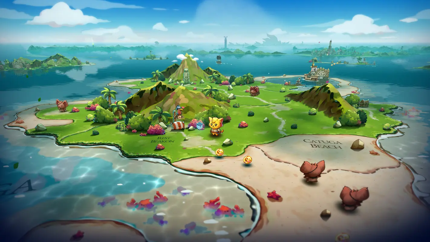 красивый остров в Cat Quest III