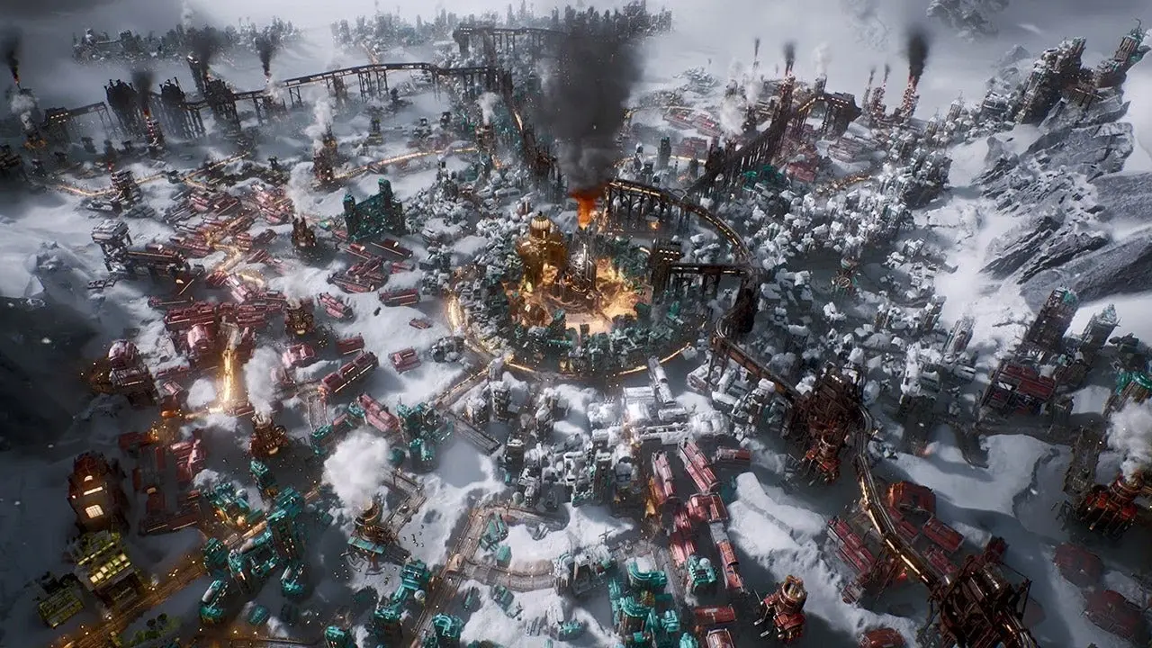 замороженный город развивается в Frostpunk 2