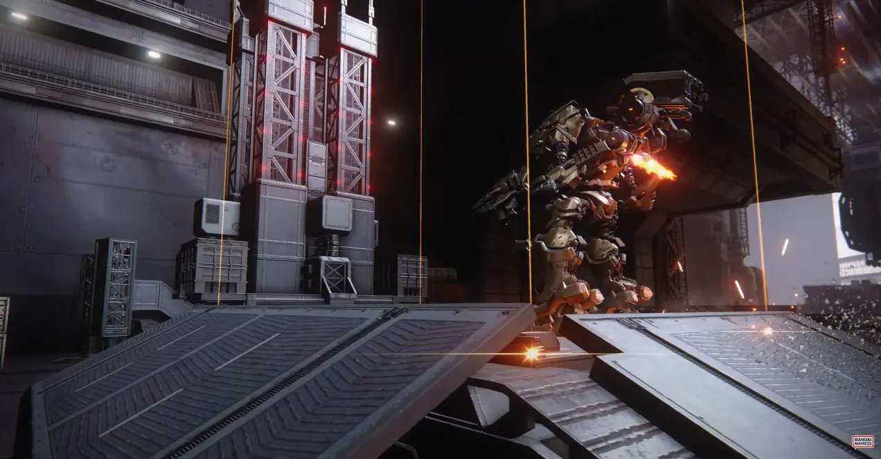 Рубиконец атакует в Armored Core VI: Fires of Rubicon