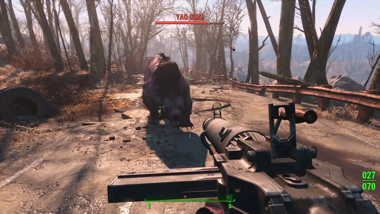 страшное животное будет расстрелено в Fallout 4