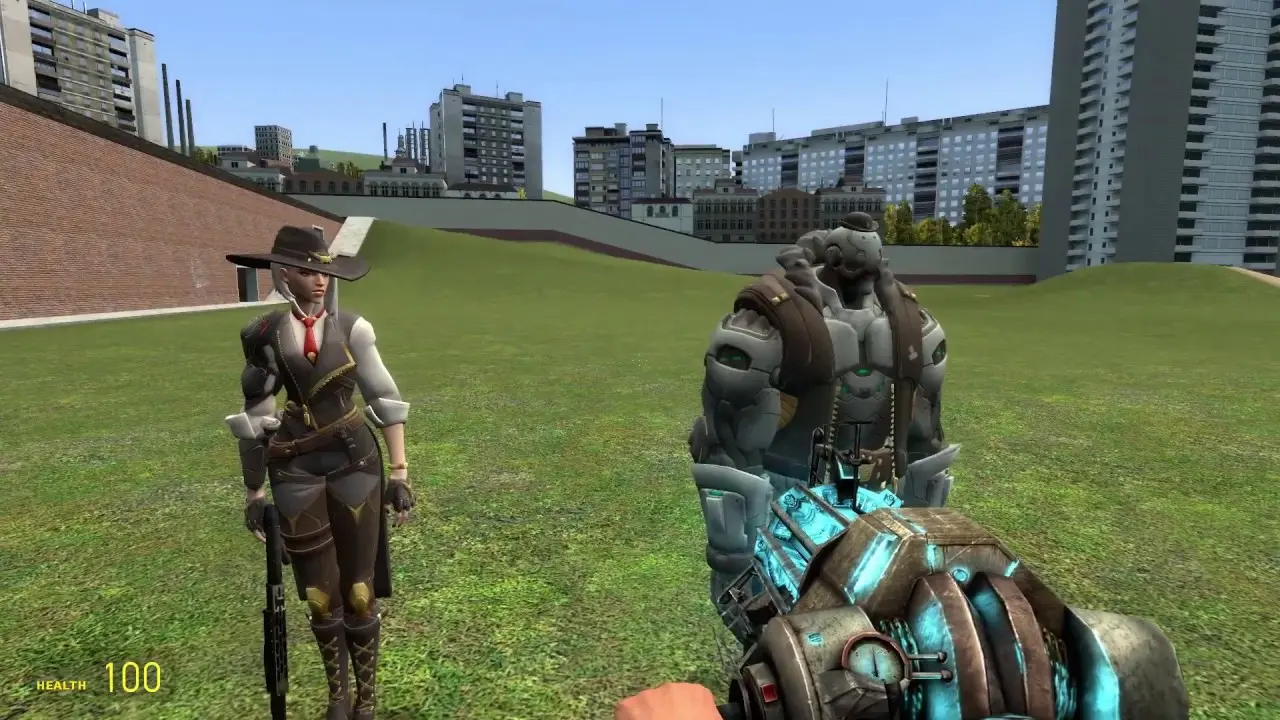 встреча с другими персонажами в Garry's Mod