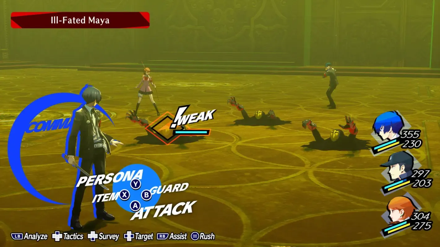 герои победили в Persona 3 Reload