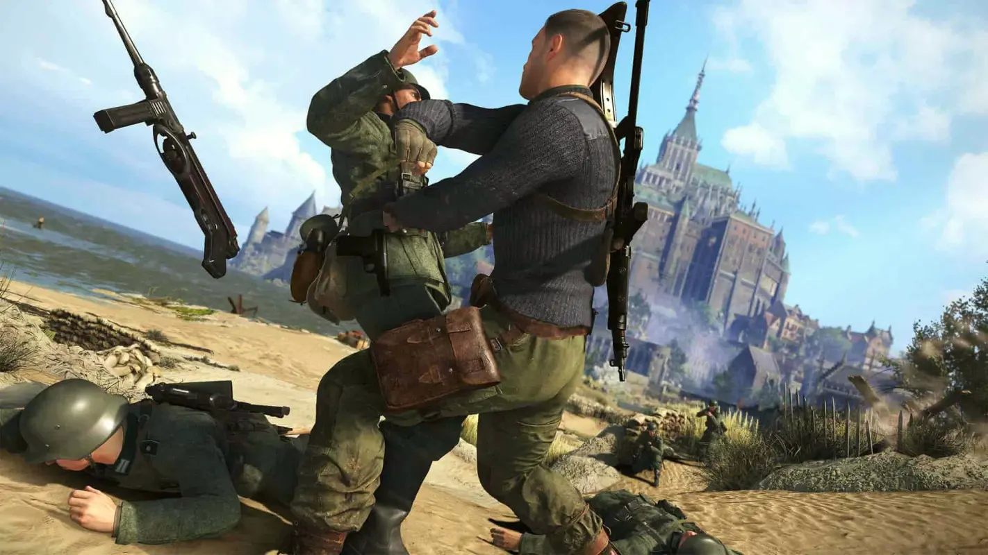 Карл Фейрберн в рукопашку всех побеждает в Sniper Elite 5