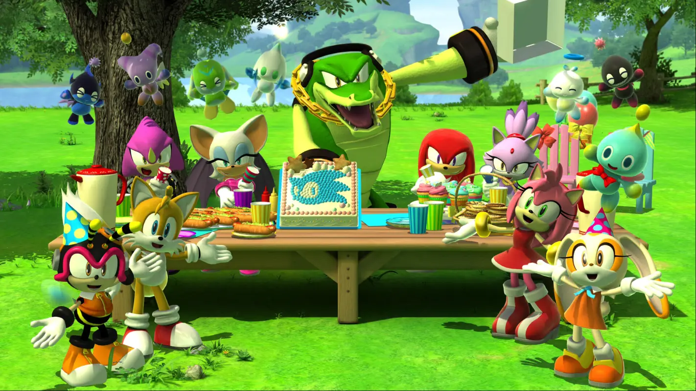 вся семья в сборе SONIC X SHADOW GENERATIONS