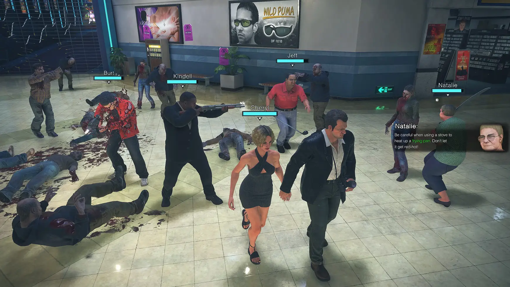 в супермаркете хаос и убийства в Dead Rising Deluxe Remaster
