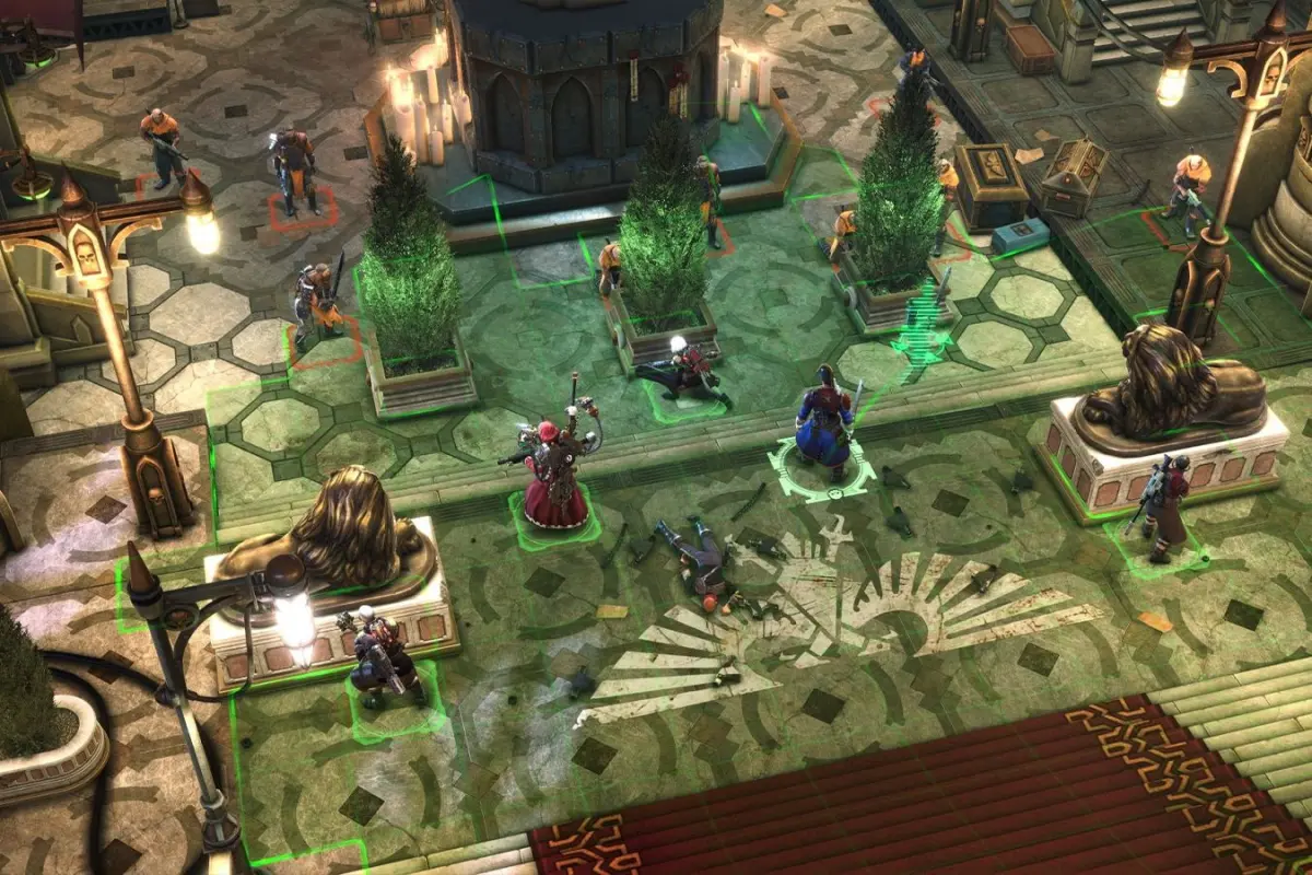 сражение в дворце в Warhammer 40,000: Rogue Trader