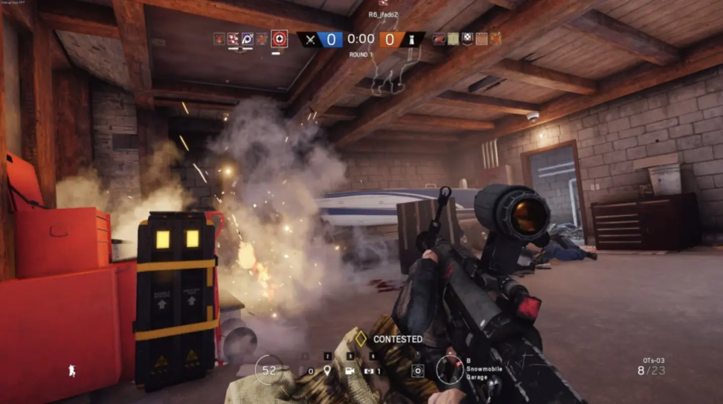 эпичная стрельба в Rainbow Six Siege