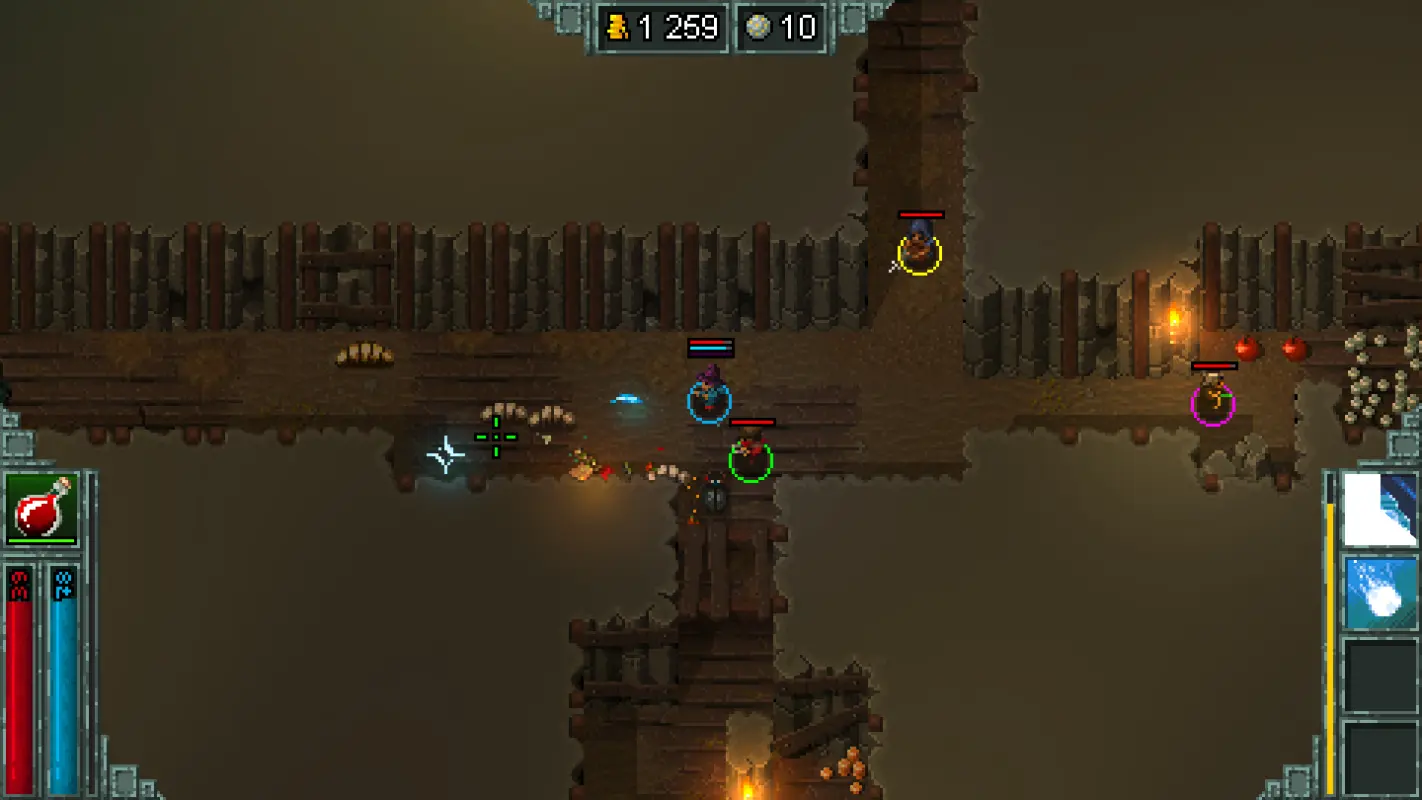 герои путешествуют в подземелье в Heroes of Hammerwatch 2
