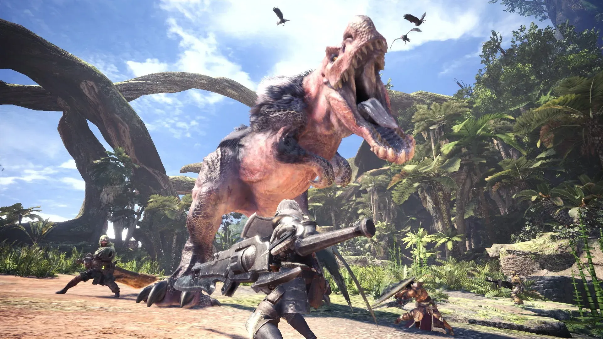 сражения с монстрами в Monster Hunter: World