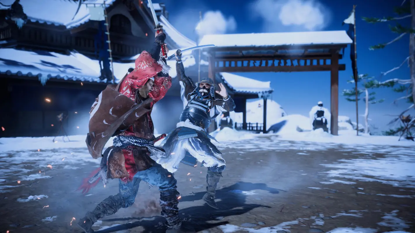 зимний бой в Ghost of Tsushima