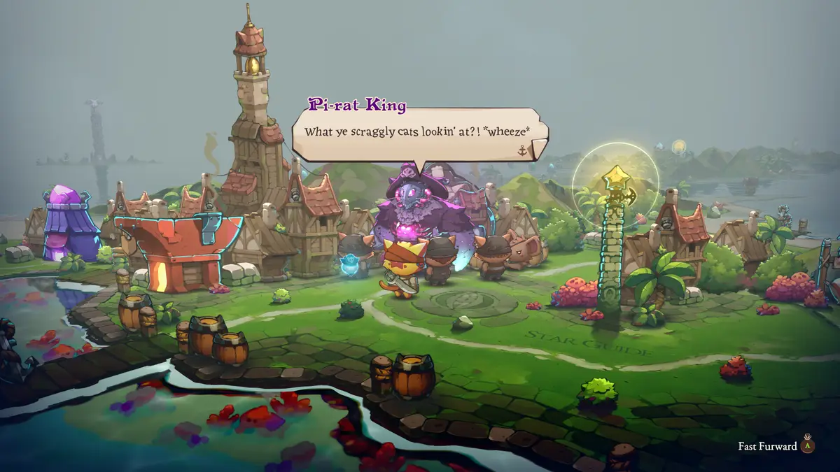 разговор с крысиным королем в Cat Quest III