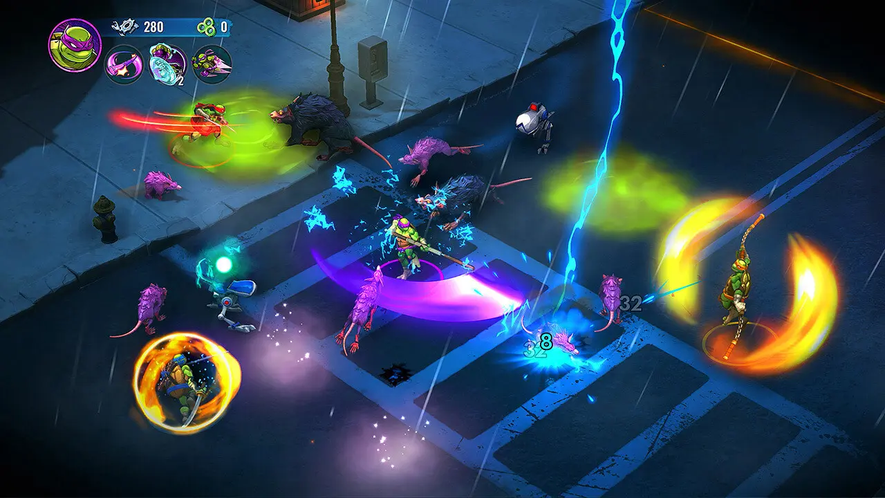 крас черапашки не боятся в Teenage Mutant Ninja Turtles: Splintered Fate