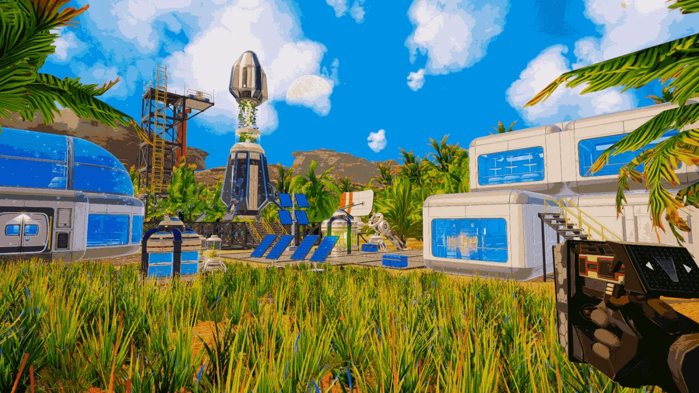 планета начинает зеленеть в The Planet Crafter