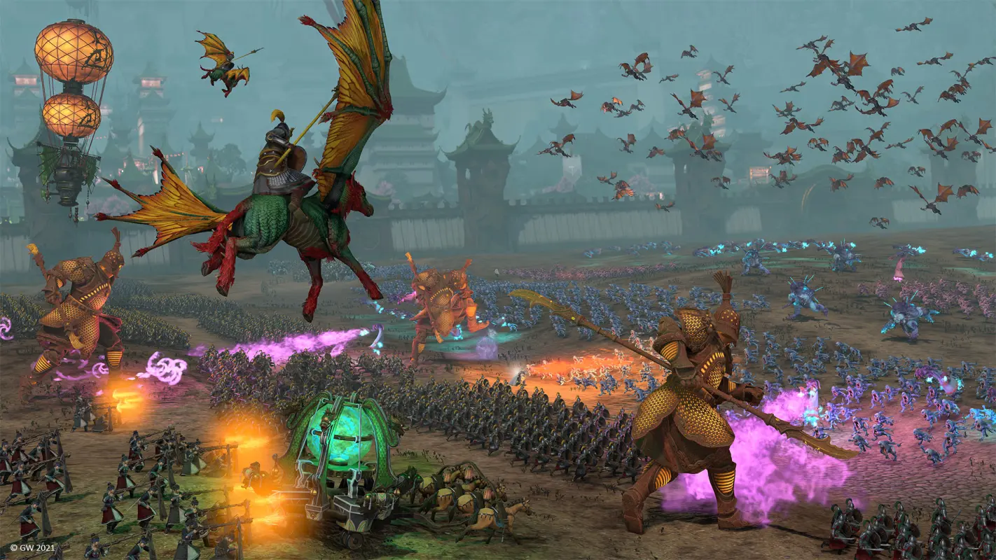огромное войско в Total War: Warhammer III