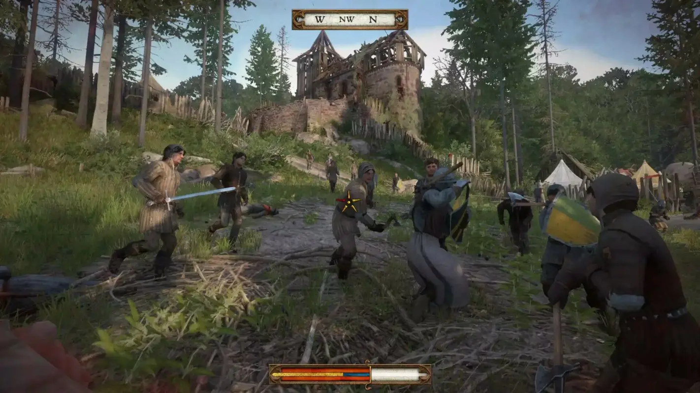 схватка в лесу в Kingdom Come: Deliverance 2