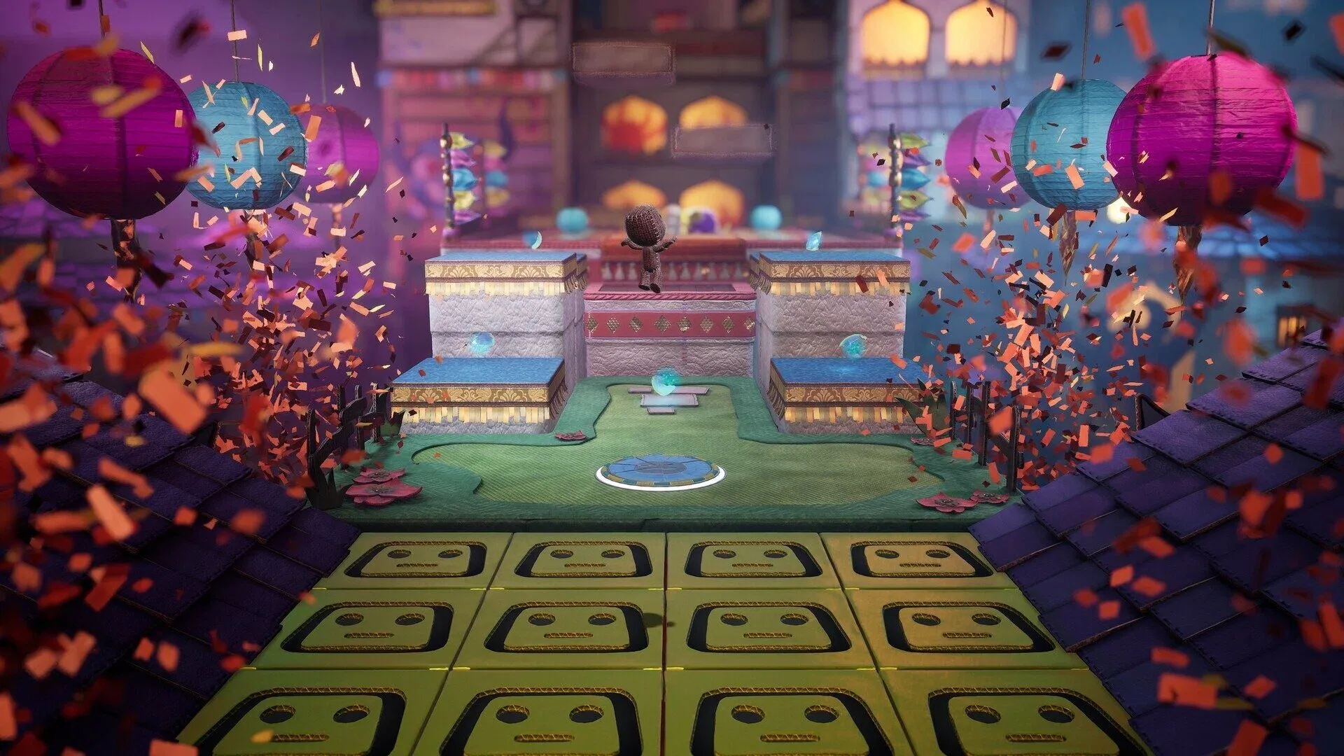 звездный финиш в Sackboy: A Big Adventure