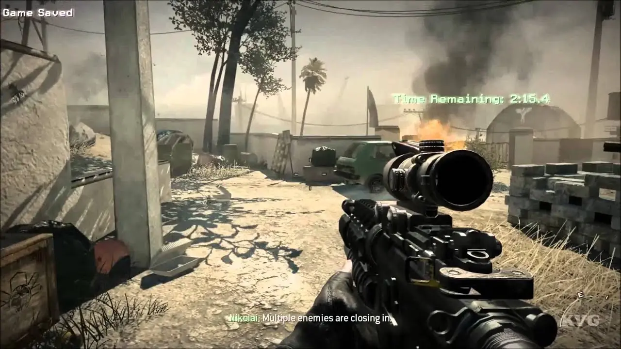 персонаж с винтовкой в Call of Duty: Modern Warfare 3