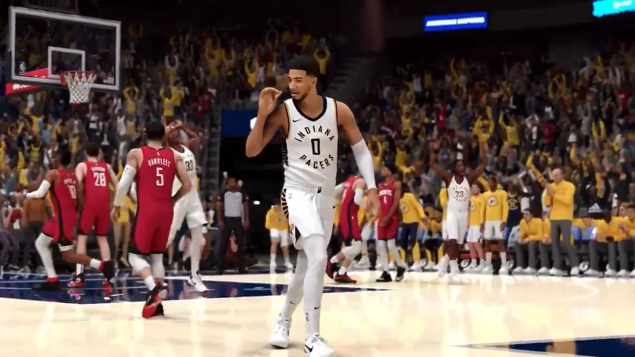 празднование победы в NBA 2K25