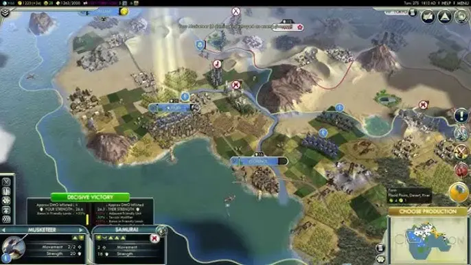 развитие и строительство в Sid Meier's Civilization 5