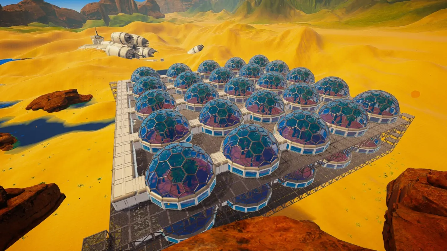 пустынная планета в The Planet Crafter