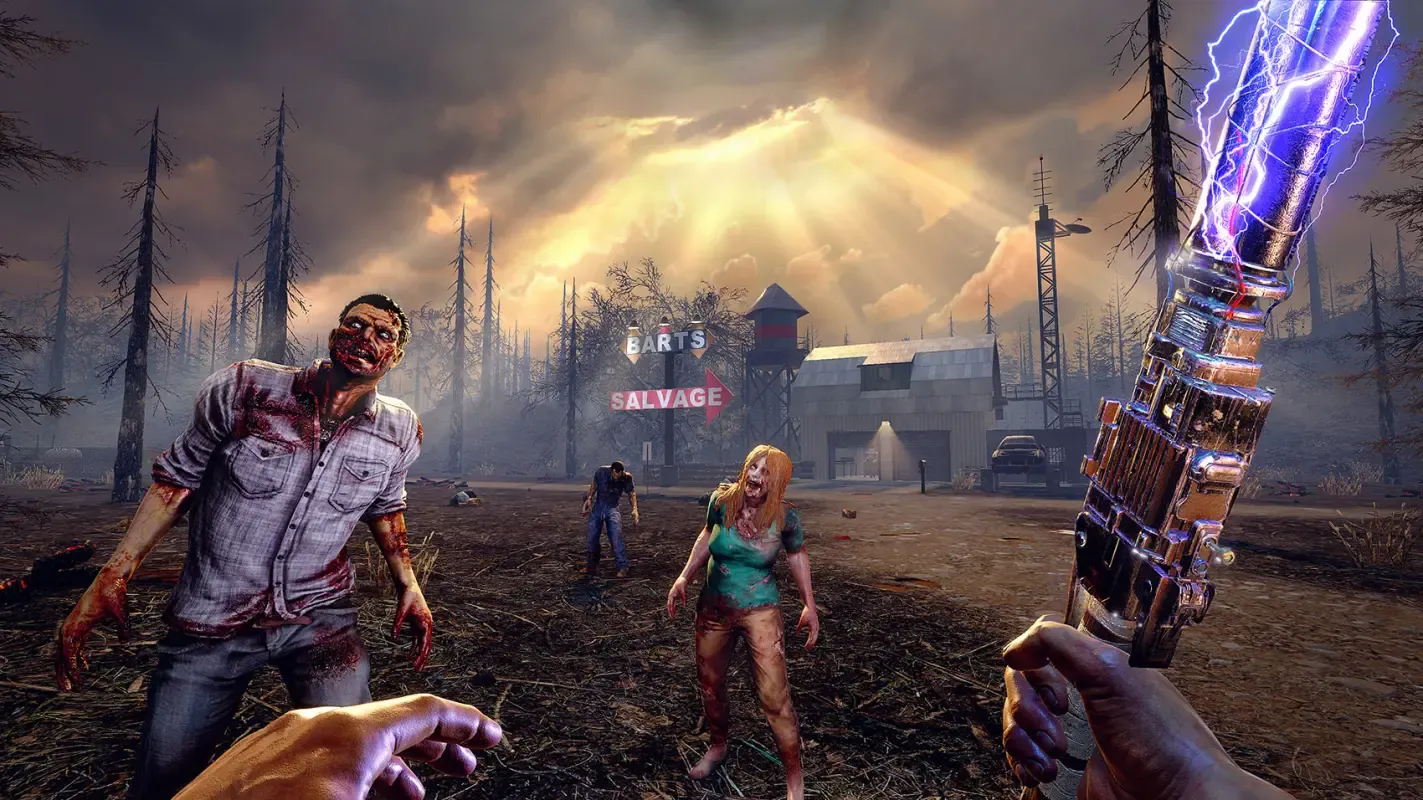зомби не дают прохода в 7 Days To Die