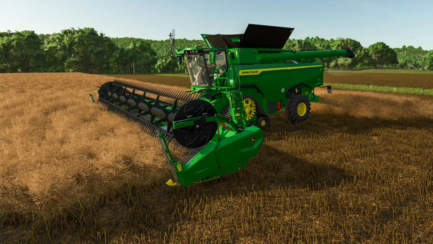 мощный комбайн в Farming Simulator 25
