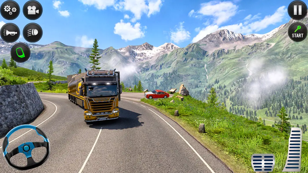 красивый вид в Euro Truck Simulator 2