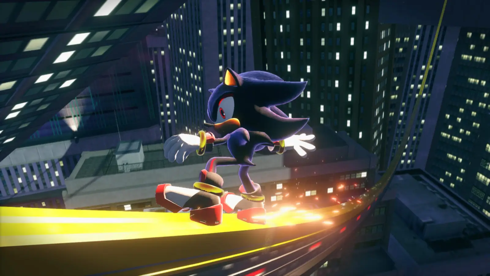на защите города в SONIC X SHADOW GENERATIONS