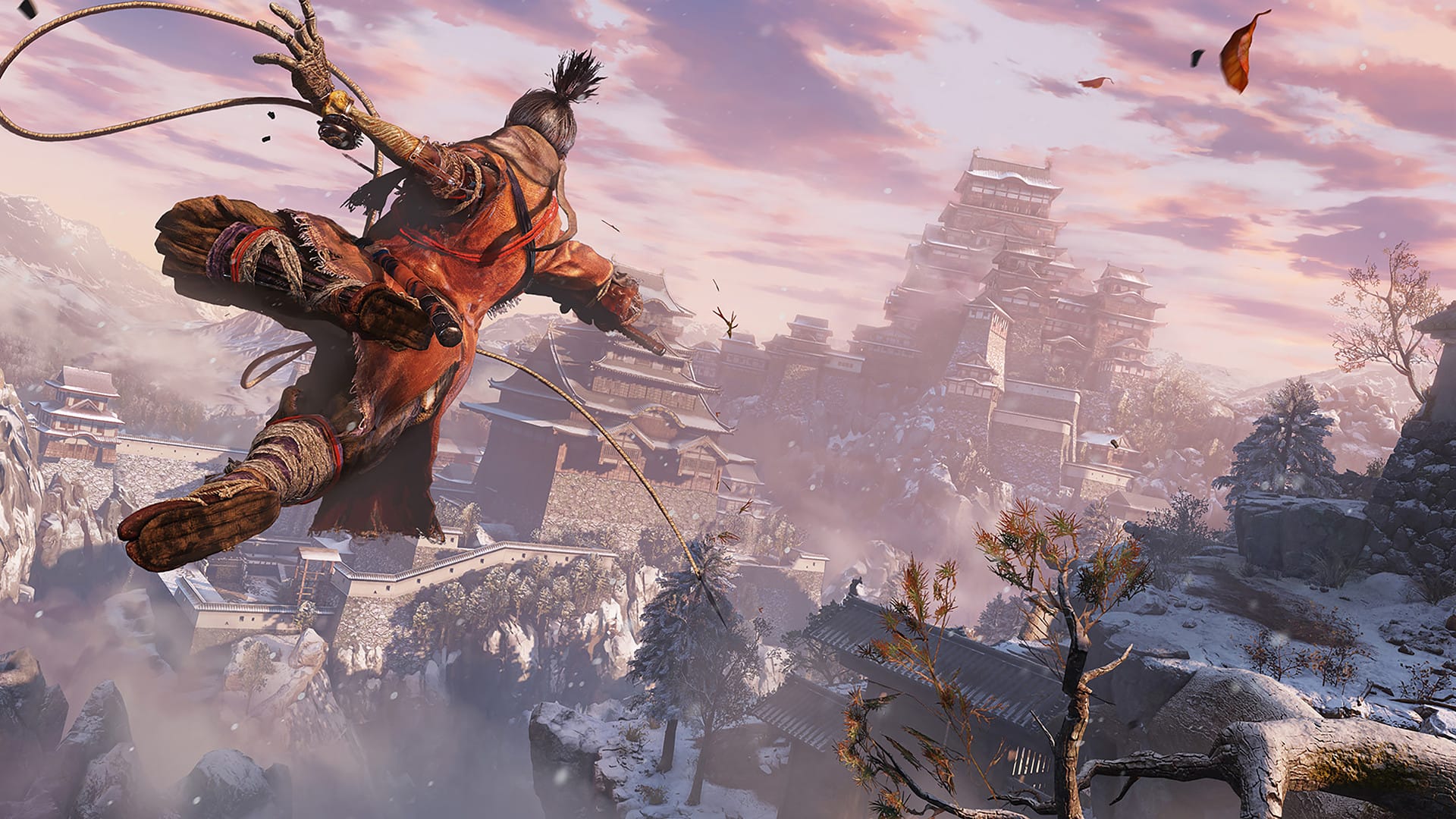 снежный город в Sekiro: Shadows Die Twice