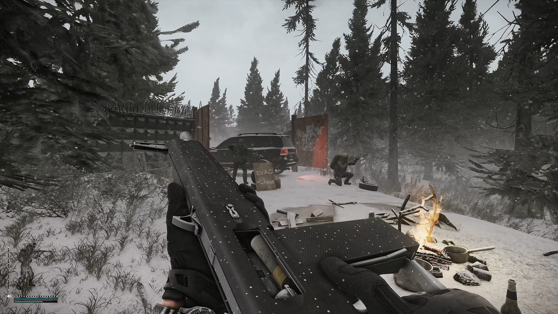 зимнее сражение в Escape from Tarkov