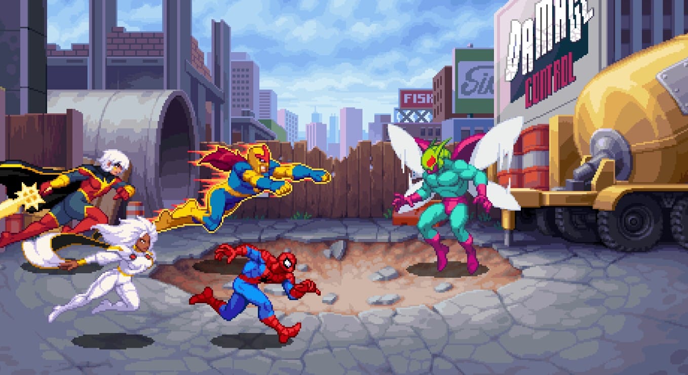 вся команда в сборе в MARVEL Cosmic Invasion