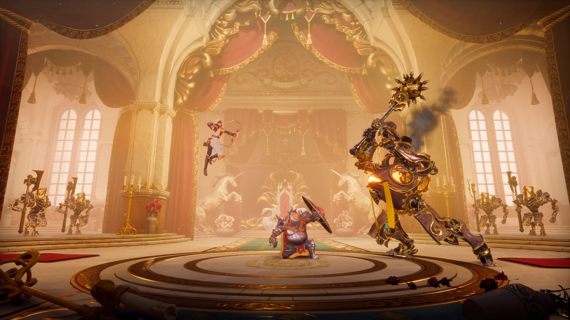 битва во дворце в Trine 5: A Clockwork Conspiracy