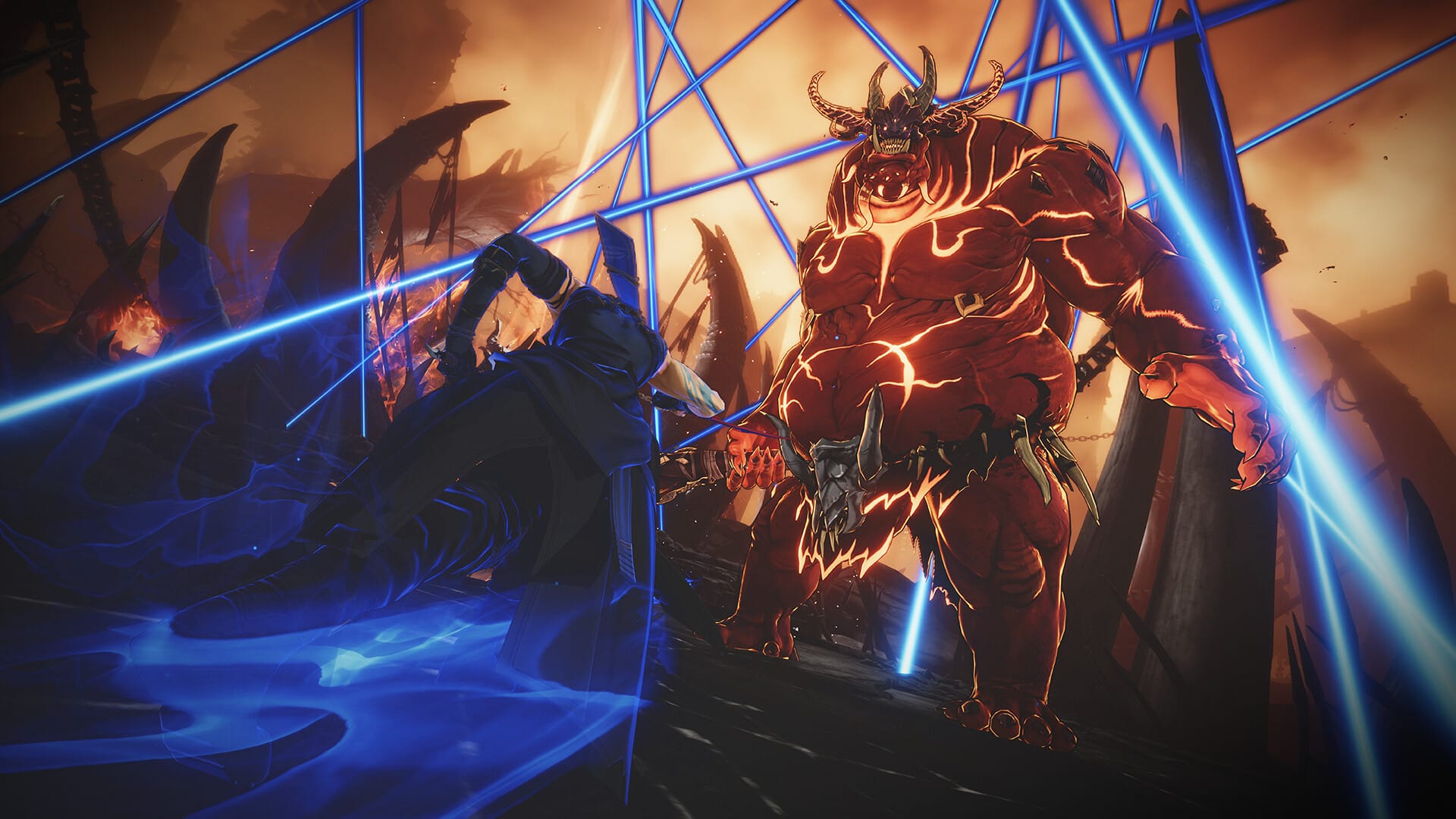 огненный монстр в Solo Leveling: ARISE OVERDRIVE