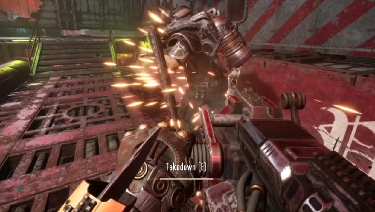 тяжелый болтер в Necromunda: Hired Gun