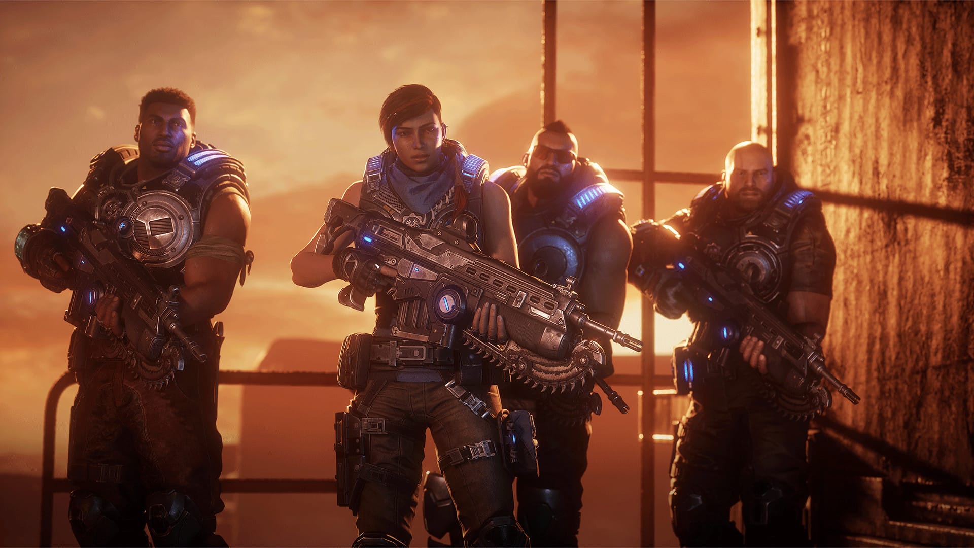 вся банда в Gears 5