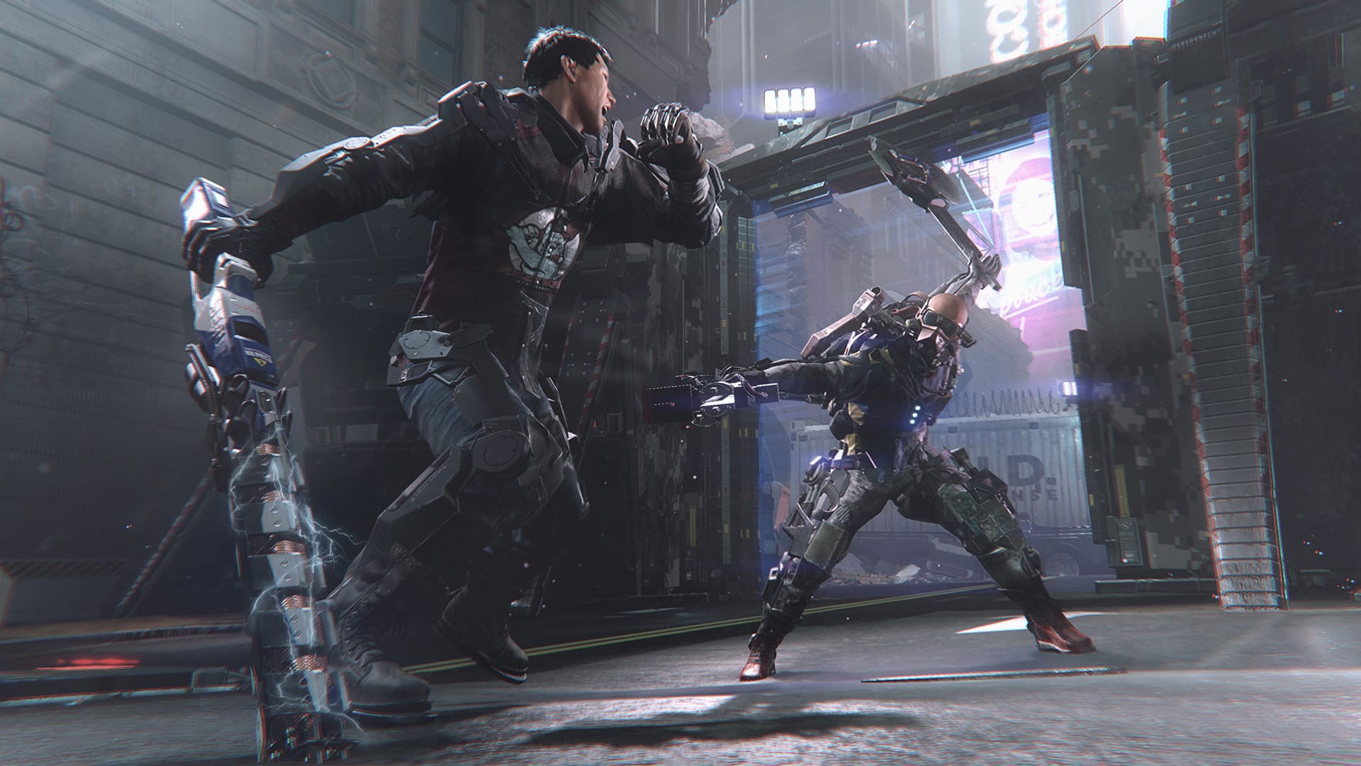 бой на мечах в The Surge 2
