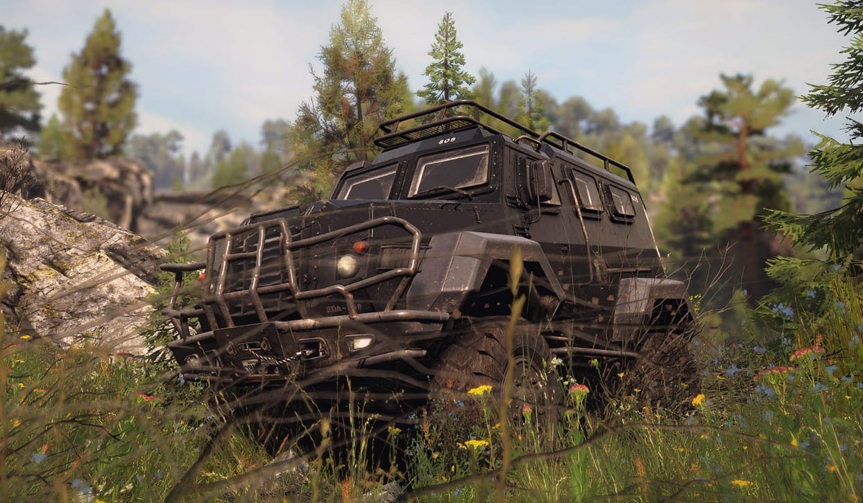 Collie 293M в Expeditions: A MudRunner Game