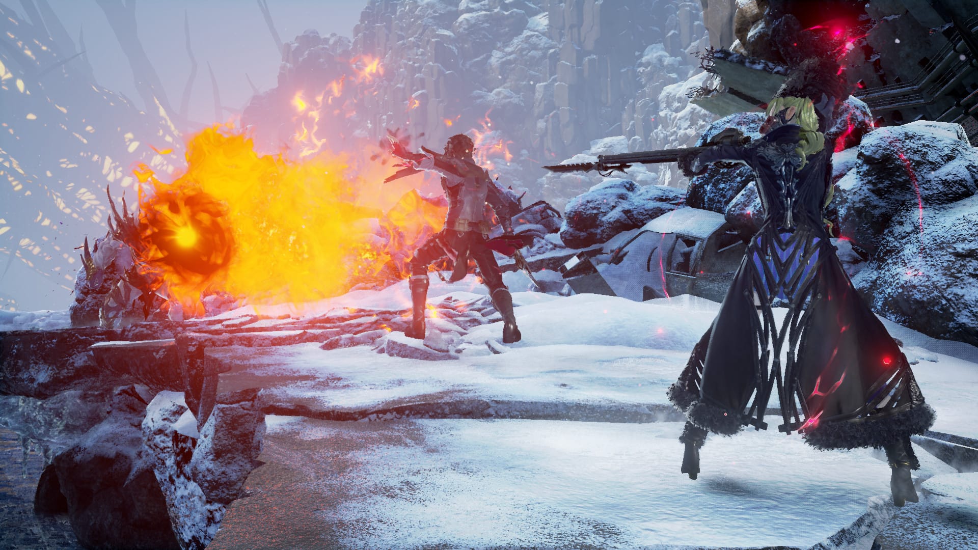 мощный удар в Code Vein