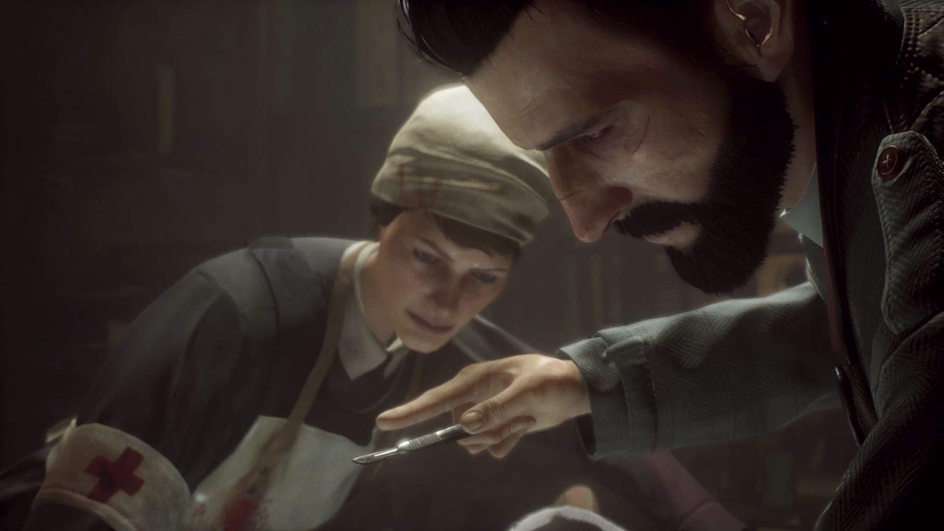 персонажи проводят операцию в Vampyr