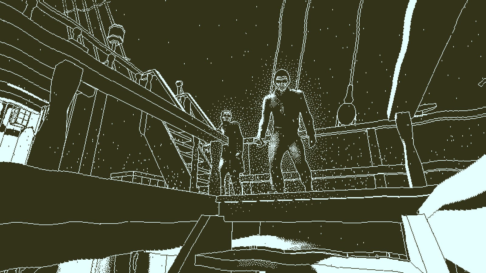 персонажи на палубе в Return of the Obra Dinn