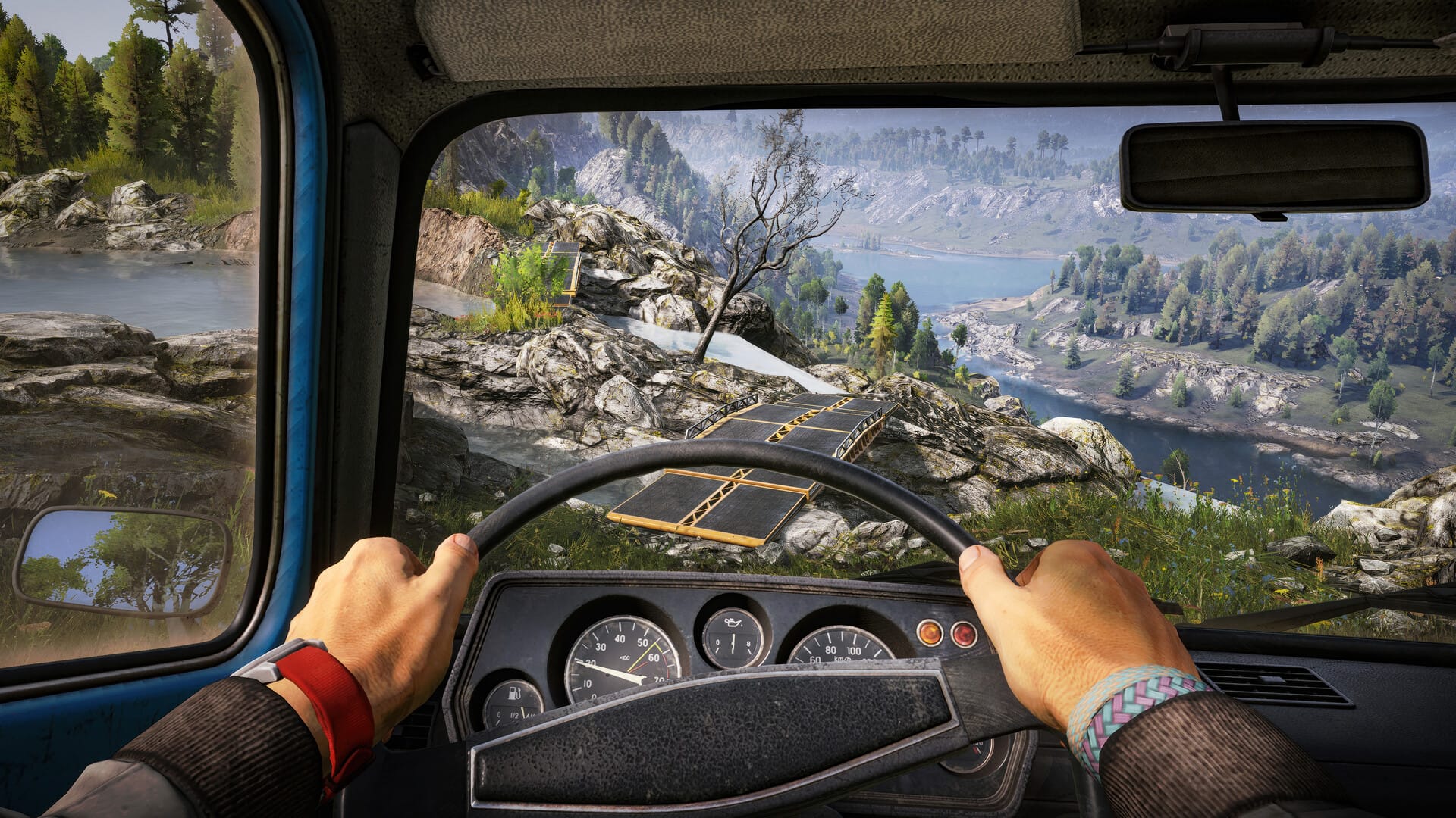 за рулем в Expeditions: A MudRunner Game