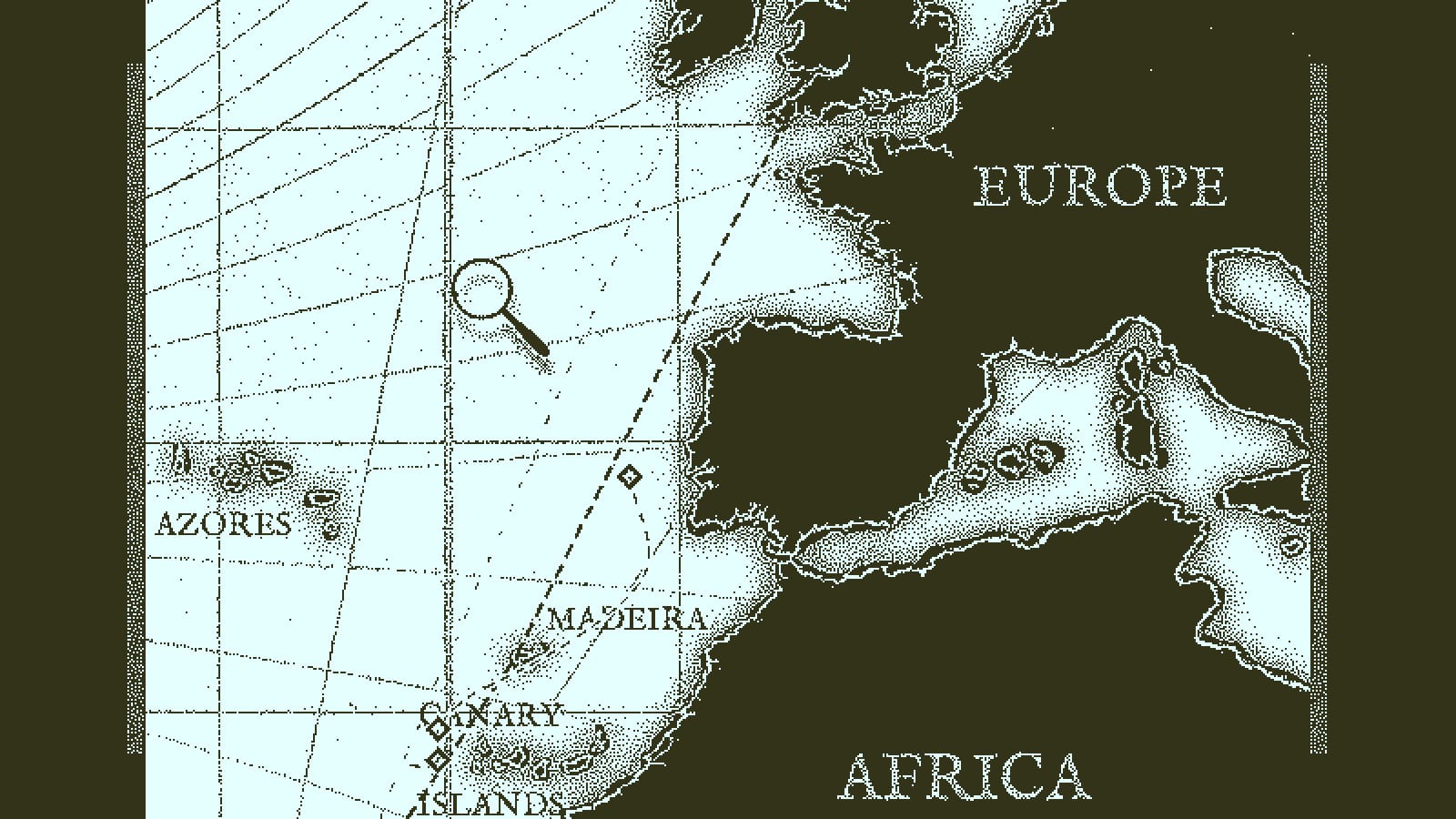 карта в Return of the Obra Dinn