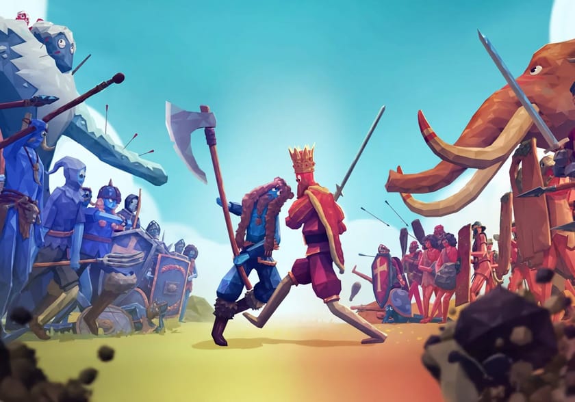 Totally Accurate Battle Simulator – юмористическая стратегия про войну маленьких человечков